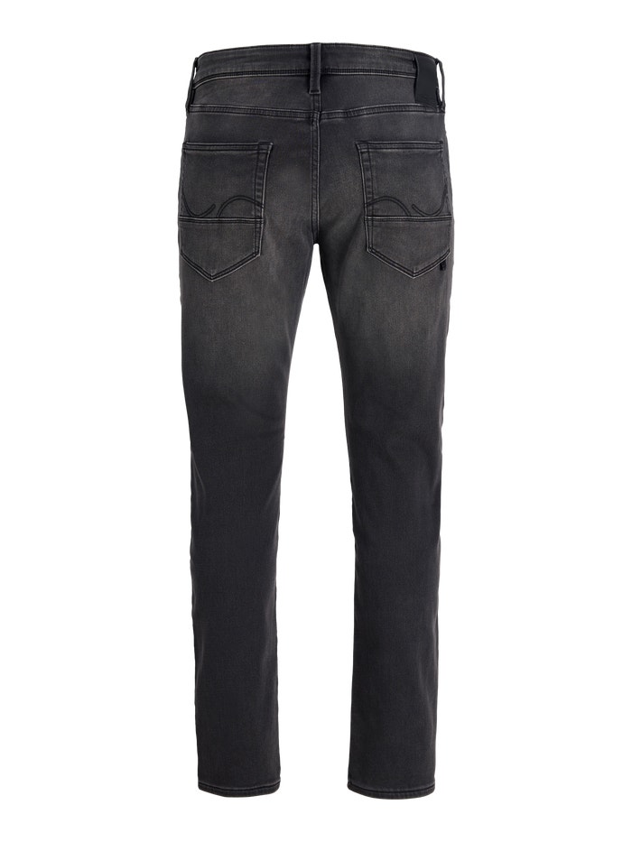 JJIMIKE JJFOX I.K SQ 426 NOOS Tapered fit jeans | Black | Jack JJIMIKE JJFOX I.K SQ 426 NOOS Tapered fit jeans | Black | Jack