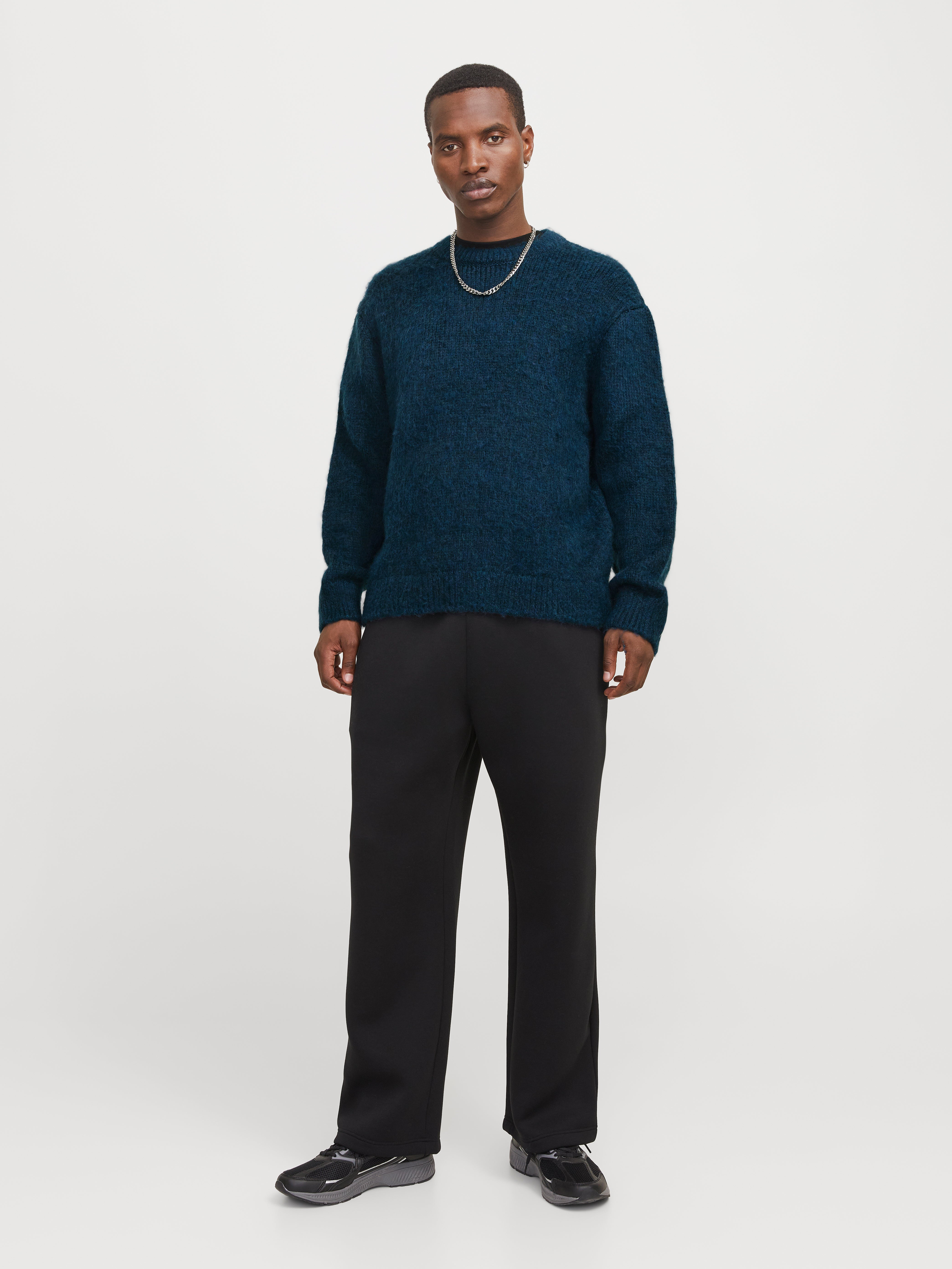 Thumbnail - Einfarbig Strickpullover