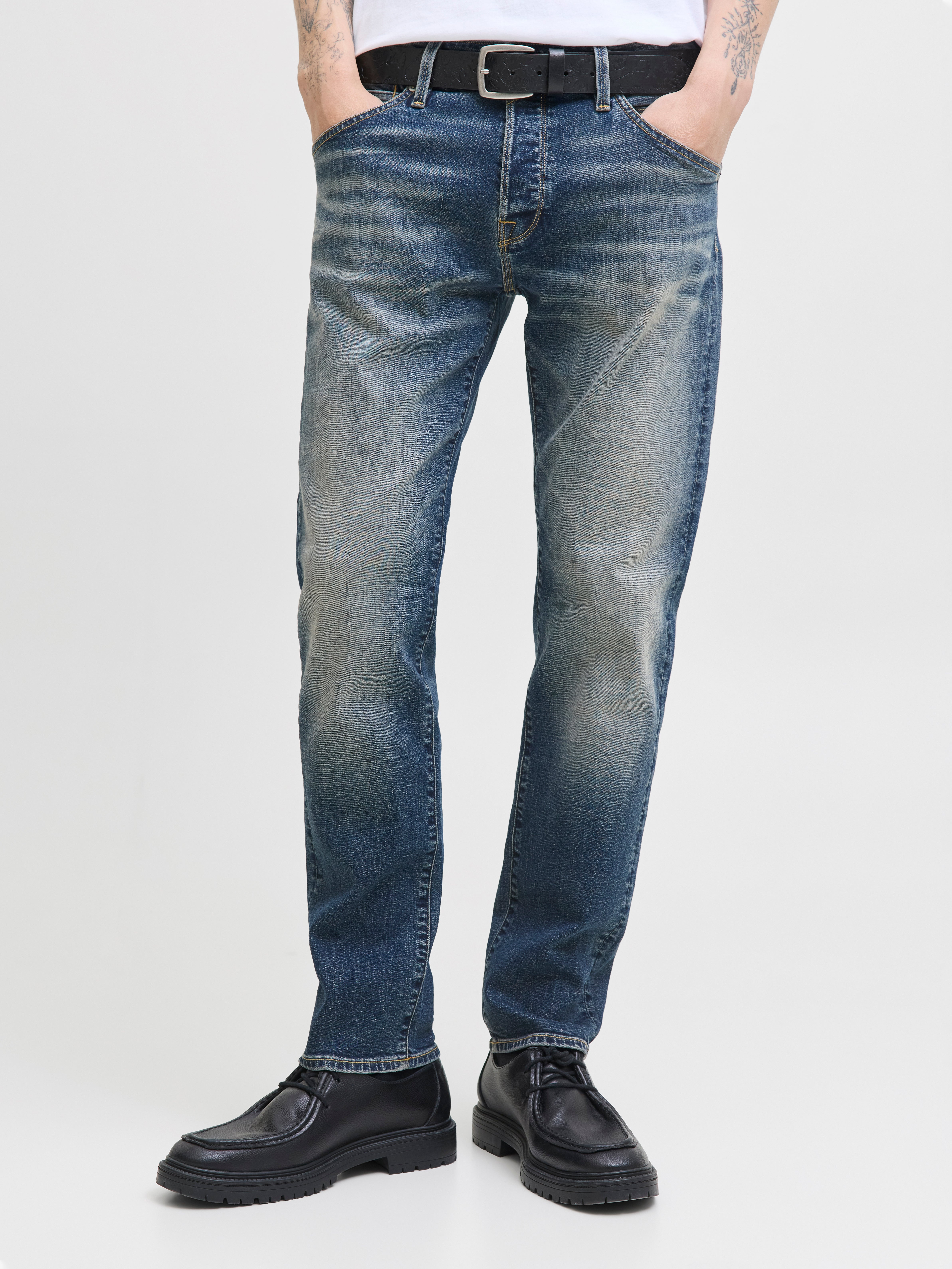 Thumbnail - Jjimike Jjfox Cb 082 Tapered Fit Jeans