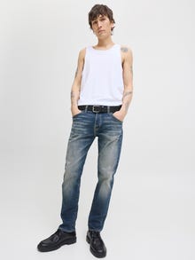 Jack & Jones JJIMIKE JJFOX CB 082 Tapered fit jeans -Blue Denim - 12278228