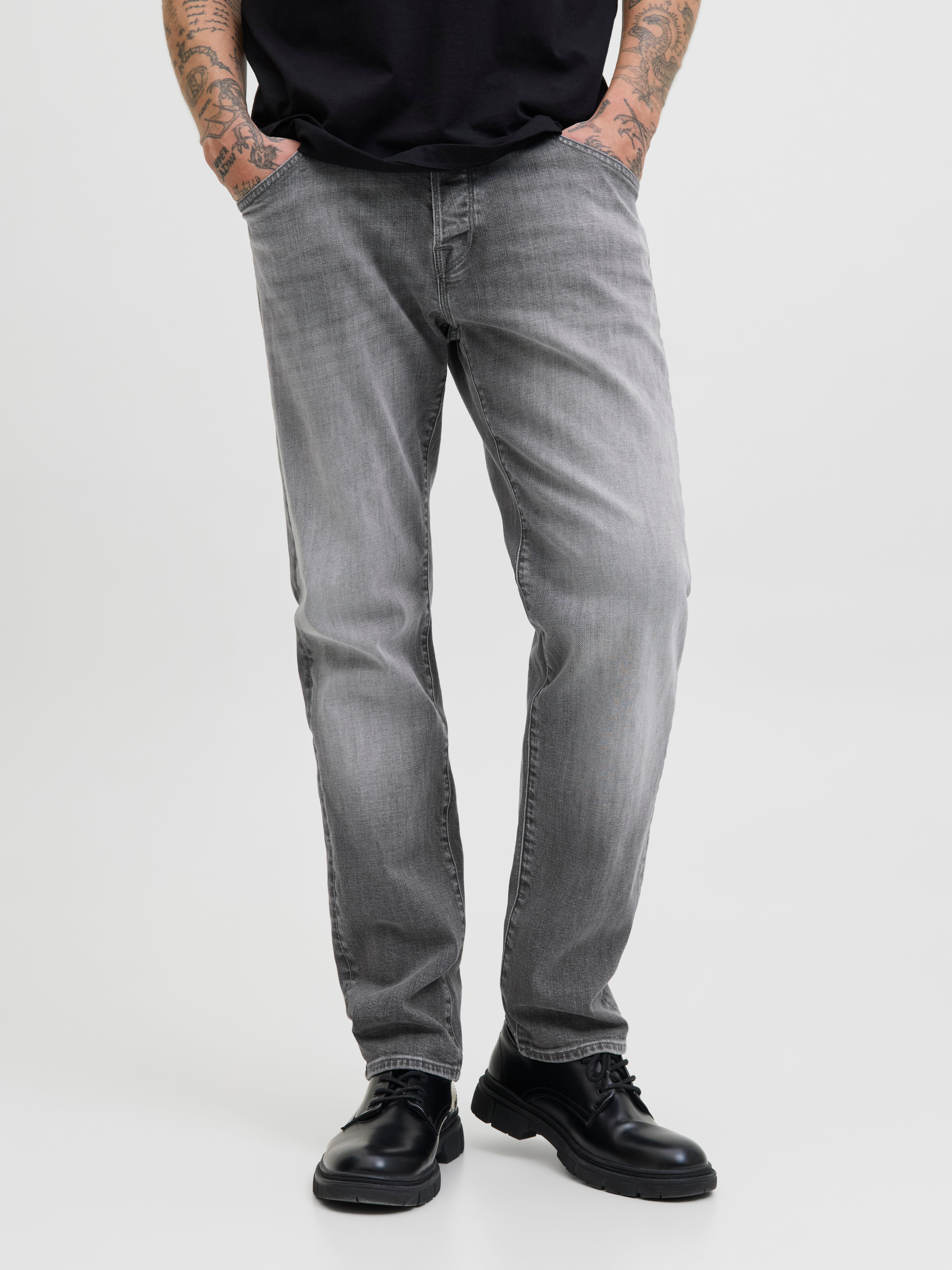 Thumbnail - Jjimike Jjfox Cb 087 Tapered Fit Jeans