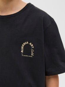 Jack & Jones T-shirt Estampar Junior -Black - 12278364