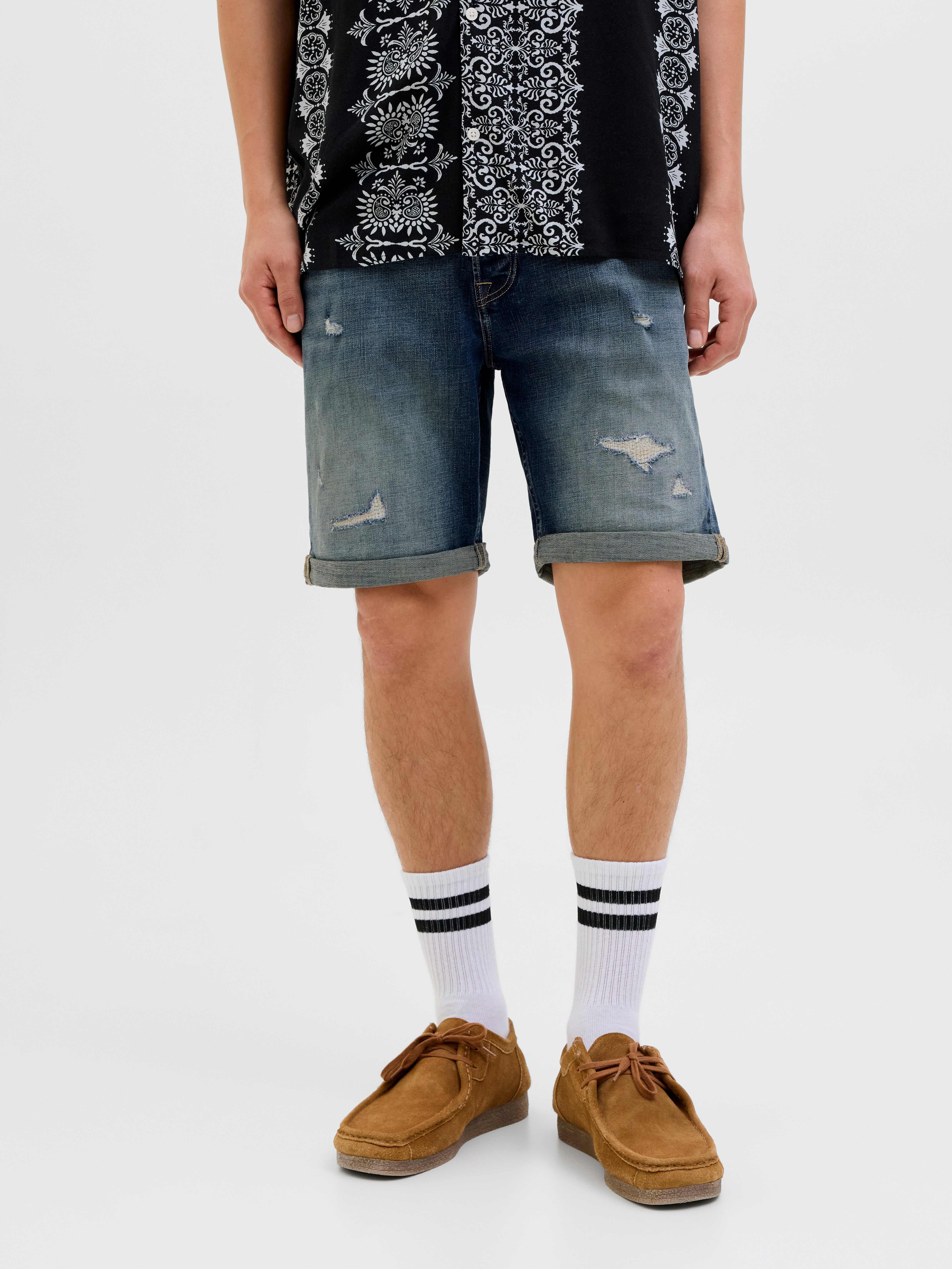 Thumbnail - Regular Fit Jeans-shorts