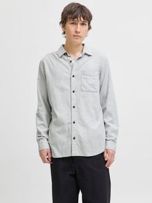 Jack & Jones Chemise Comfort Fit -Light Grey Melange - 12278416