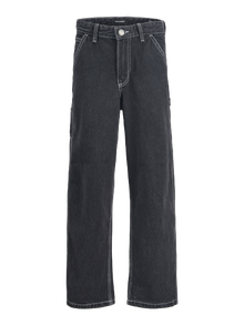 Jack & Jones JJIALEX JJCARPENTER AKM 143 SN JNR Jeansy o kroju baggy Junior -Black Denim - 12278426