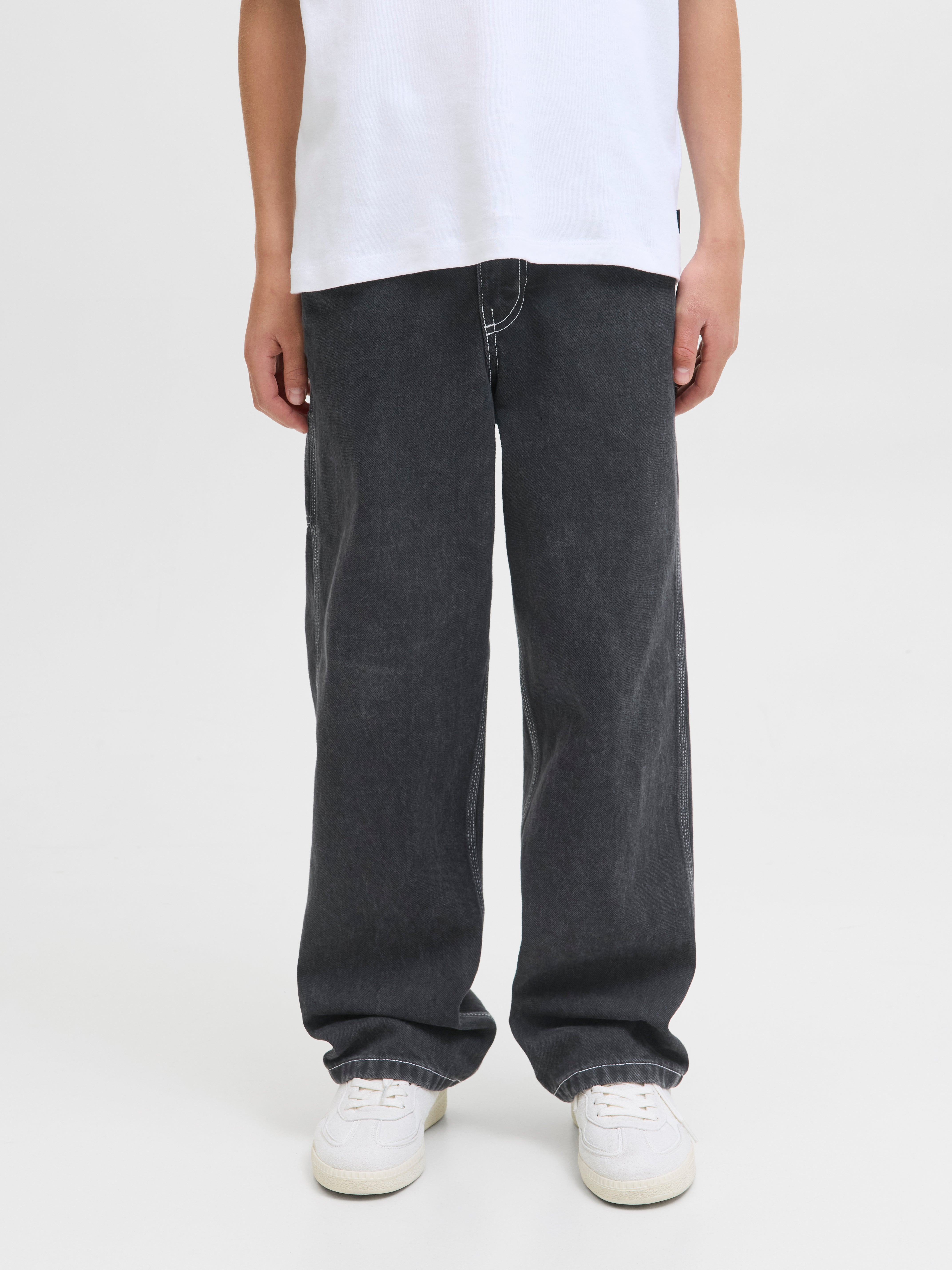 Thumbnail - Jjialex Jjcarpenter Akm 143 Sn Jnr Baggy Fit Jeans Junior