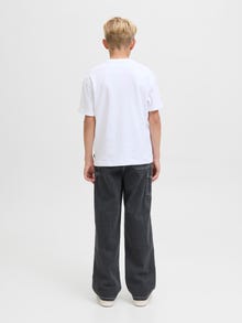 Jack & Jones JJIALEX JJCARPENTER AKM 143 SN JNR Jeansy o kroju baggy Junior -Black Denim - 12278426