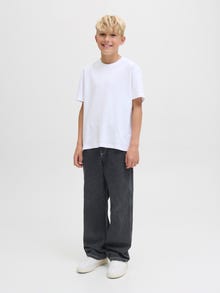 Jack & Jones JJIALEX JJCARPENTER AKM 143 SN JNR Jeansy o kroju baggy Junior -Black Denim - 12278426