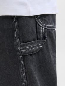Jack & Jones JJIALEX JJCARPENTER AKM 143 SN JNR Jeansy o kroju baggy Junior -Black Denim - 12278426