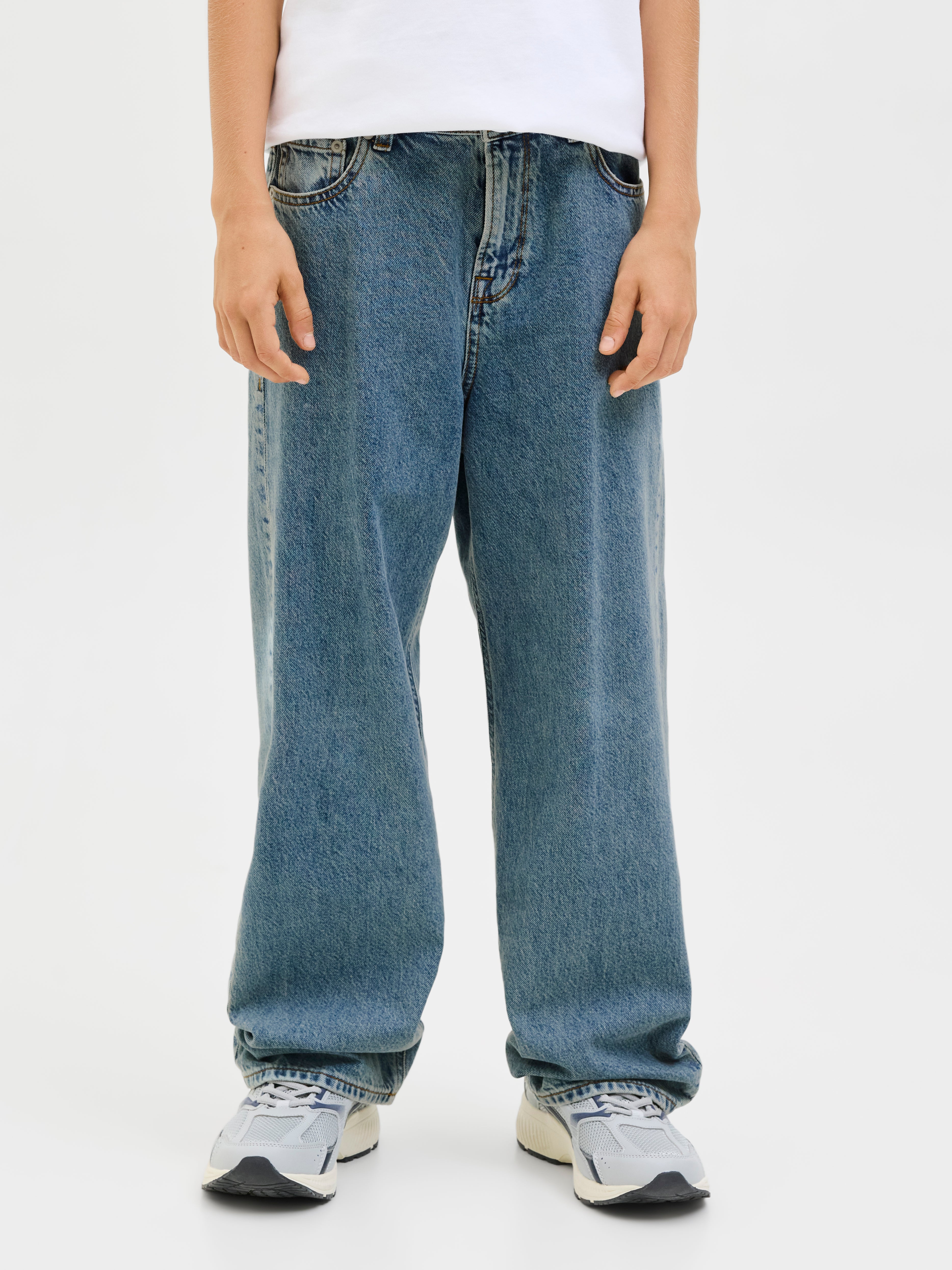 Jjialex Jjoriginal Sq 066 Sn Jnr Baggy Fit Jeans Junior
