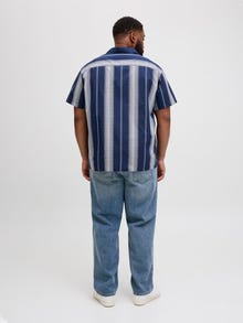 Jack & Jones Plus Size Camisa Corte relaxed -Naval Academy - 12278453