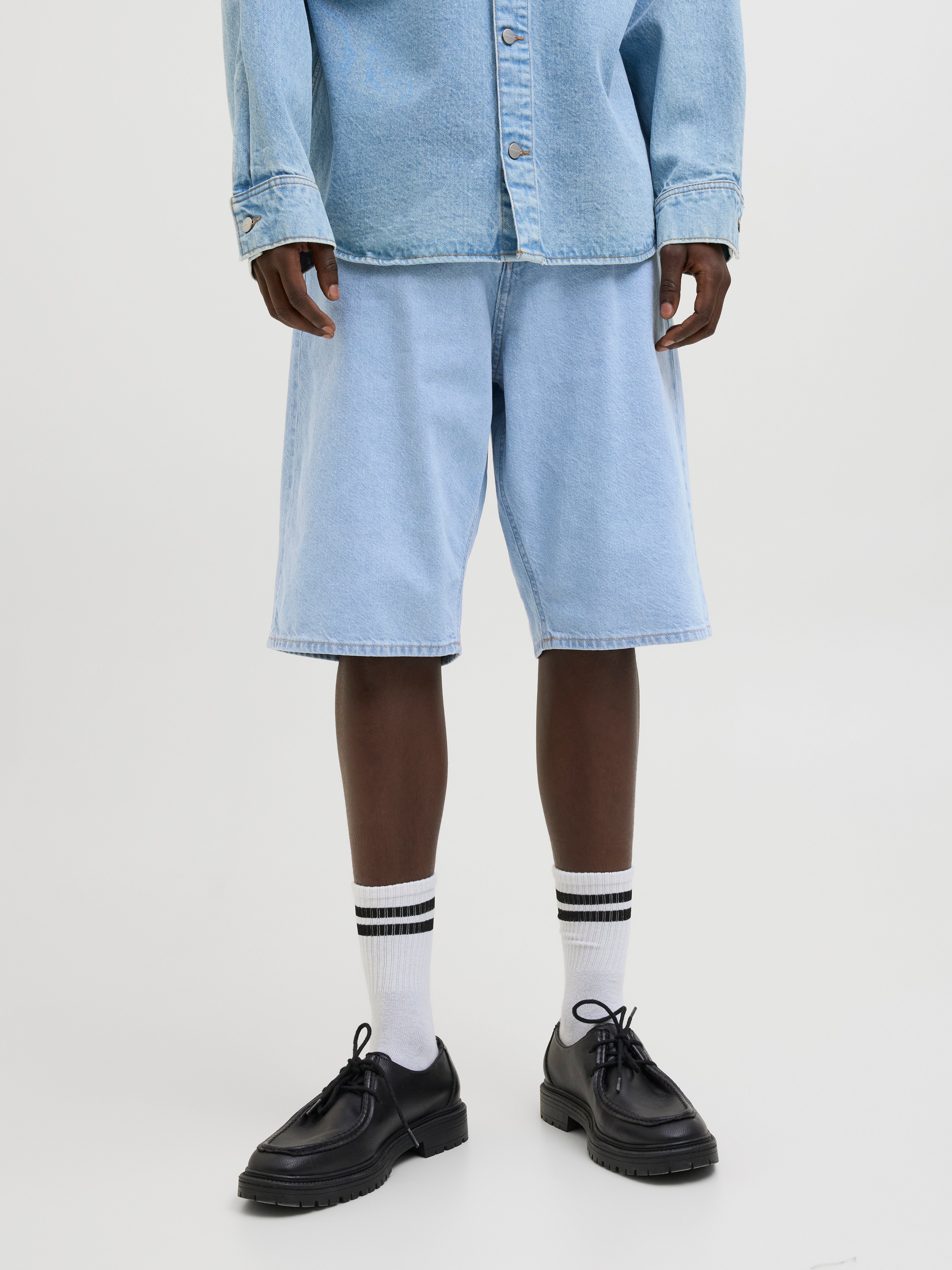 Extra Baggy Fit Jeans-shorts