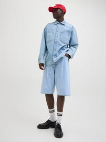 Jack & Jones Extra baggy fit Farkkushortsit -Blue Denim - 12278463
