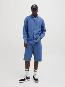 Jack & Jones Bermuda in jeans Extra baggy fit -Blue Denim - 12278463