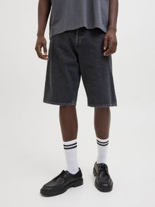 Jack & Jones Calções de Ganga Extra baggy fit -Black Denim - 12278463