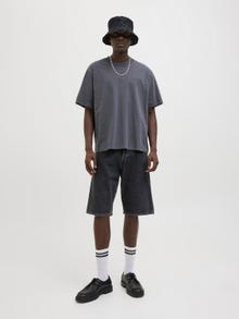 Jack & Jones Extra baggy fit Denim shorts -Black Denim - 12278463