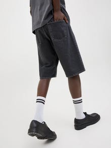 Jack & Jones Calções de Ganga Extra baggy fit -Black Denim - 12278463