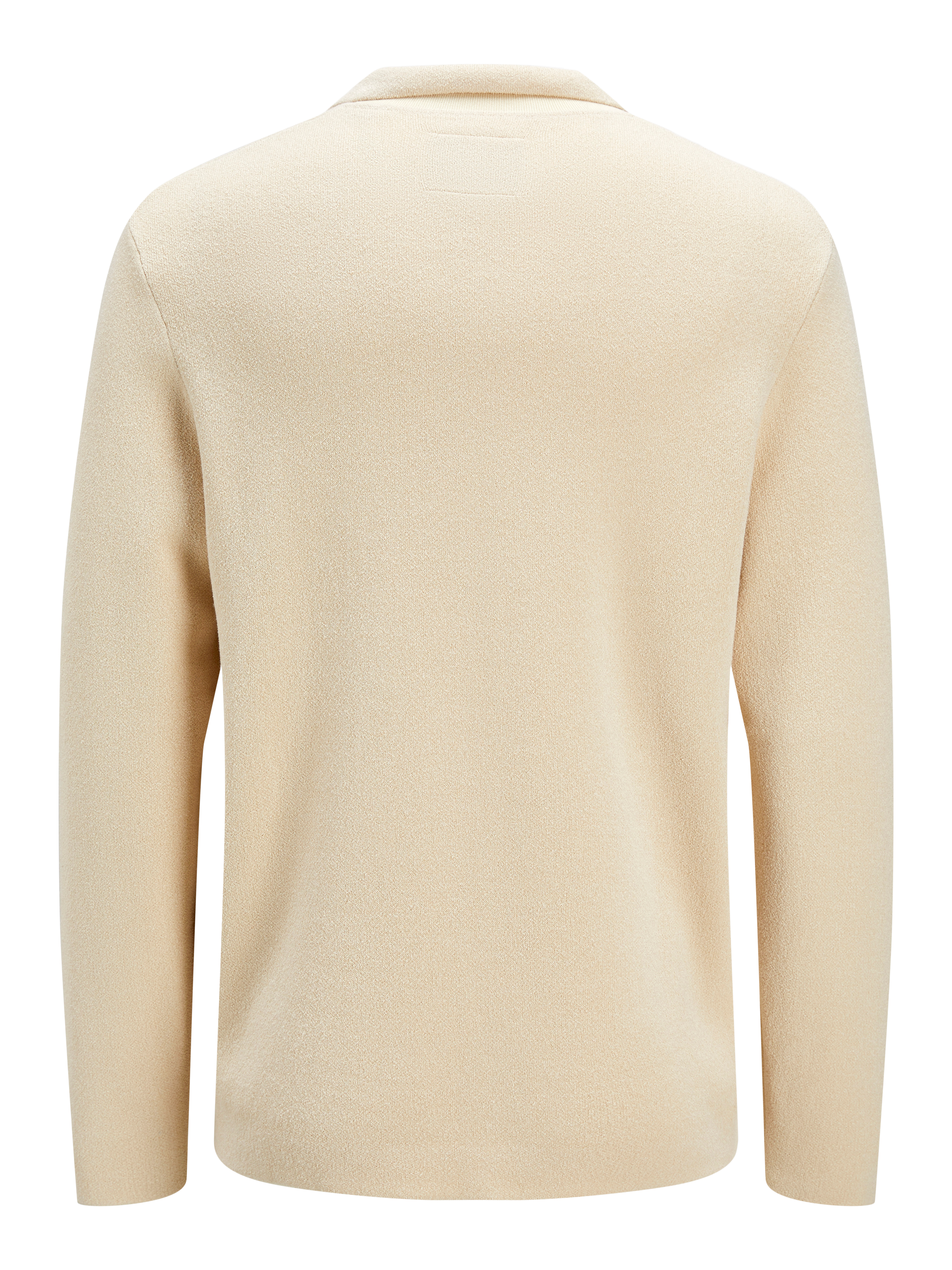 Thumbnail - Einfarbig Gestricktes Polo