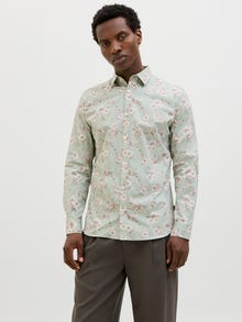 Jack & Jones Camisa Corte slim -Aqua Gray - 12278476