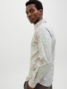 Jack & Jones Camisa Corte slim -Aqua Gray - 12278476
