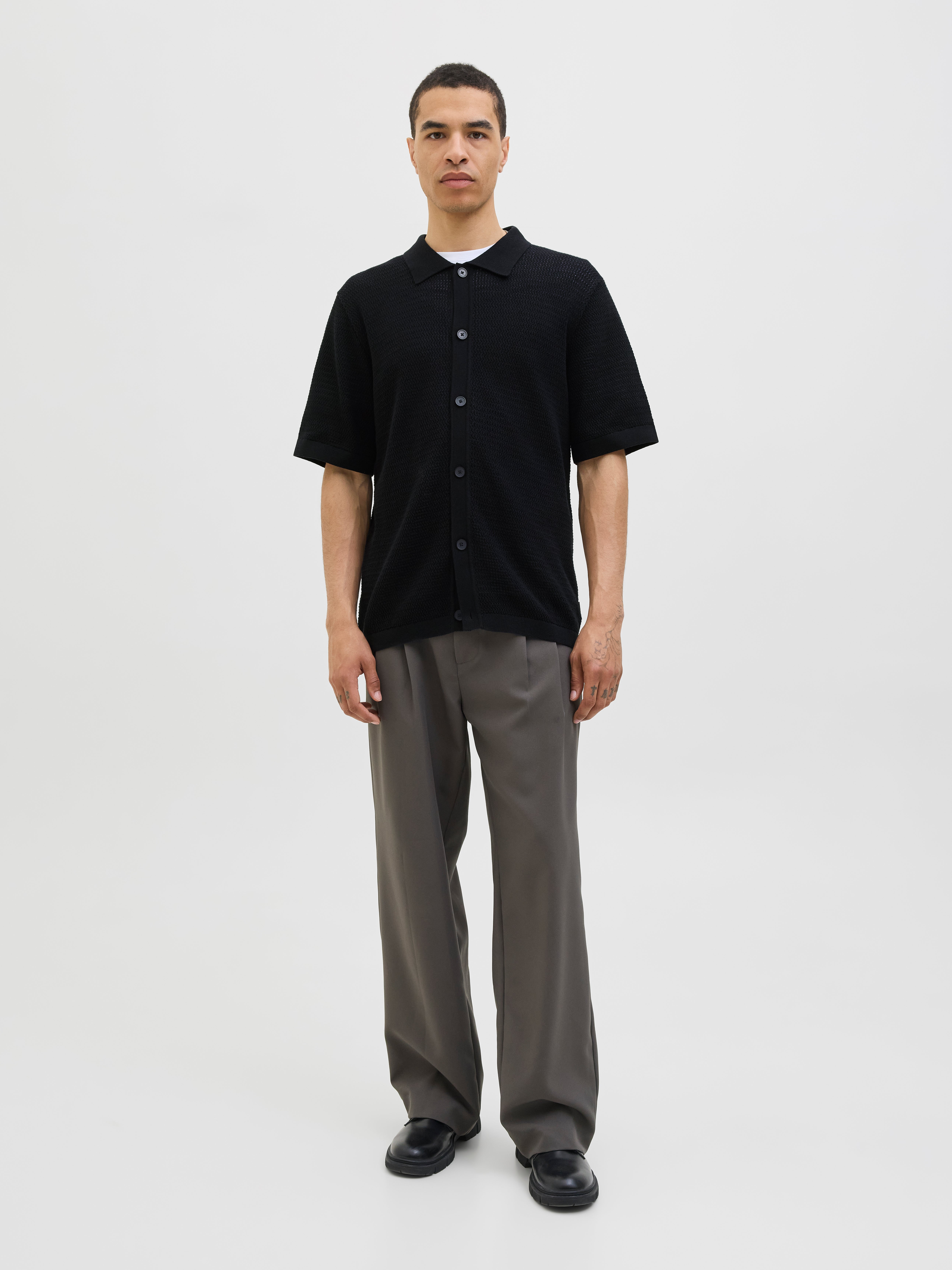 Thumbnail - Einfarbig Poloshirt