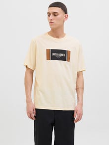 Jack & Jones Лого Мајиra -Antique White - 12278508