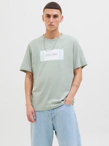 Jack & Jones Logo T-shirt -Iceberg Green - 12278508