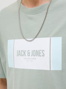 Jack & Jones Logo T-shirt -Iceberg Green - 12278508