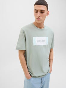 Jack & Jones Logo T-shirt -Iceberg Green - 12278508
