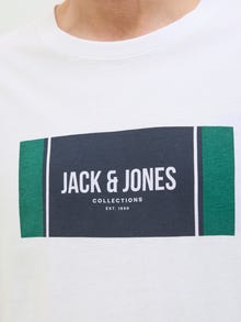Jack & Jones Logo T-shirt -White - 12278508