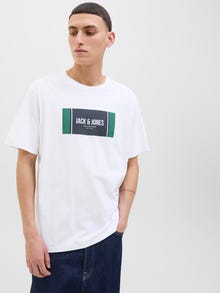 Jack & Jones Logo T-shirt -White - 12278508