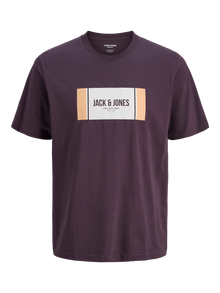 Jack & Jones Logo T-shirt -Plum Perfect - 12278508