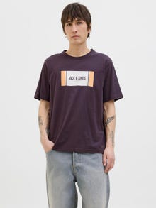 Jack & Jones Logo T-shirt -Plum Perfect - 12278508