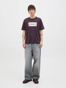 Jack & Jones Logo T-shirt -Plum Perfect - 12278508