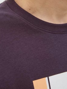 Jack & Jones Logo T-shirt -Plum Perfect - 12278508
