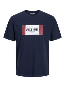 Jack & Jones Logo T-shirt -Navy Blazer - 12278508