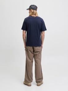 Jack & Jones Logo T-shirt -Navy Blazer - 12278508