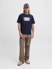 Jack & Jones Logo T-shirt -Navy Blazer - 12278508
