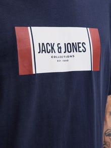 Jack & Jones Logo T-shirt -Navy Blazer - 12278508