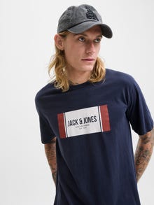 Jack & Jones Logo T-shirt -Navy Blazer - 12278508