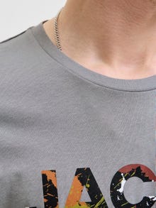Jack & Jones Camiseta Logotipo -Ultimate Grey - 12278523