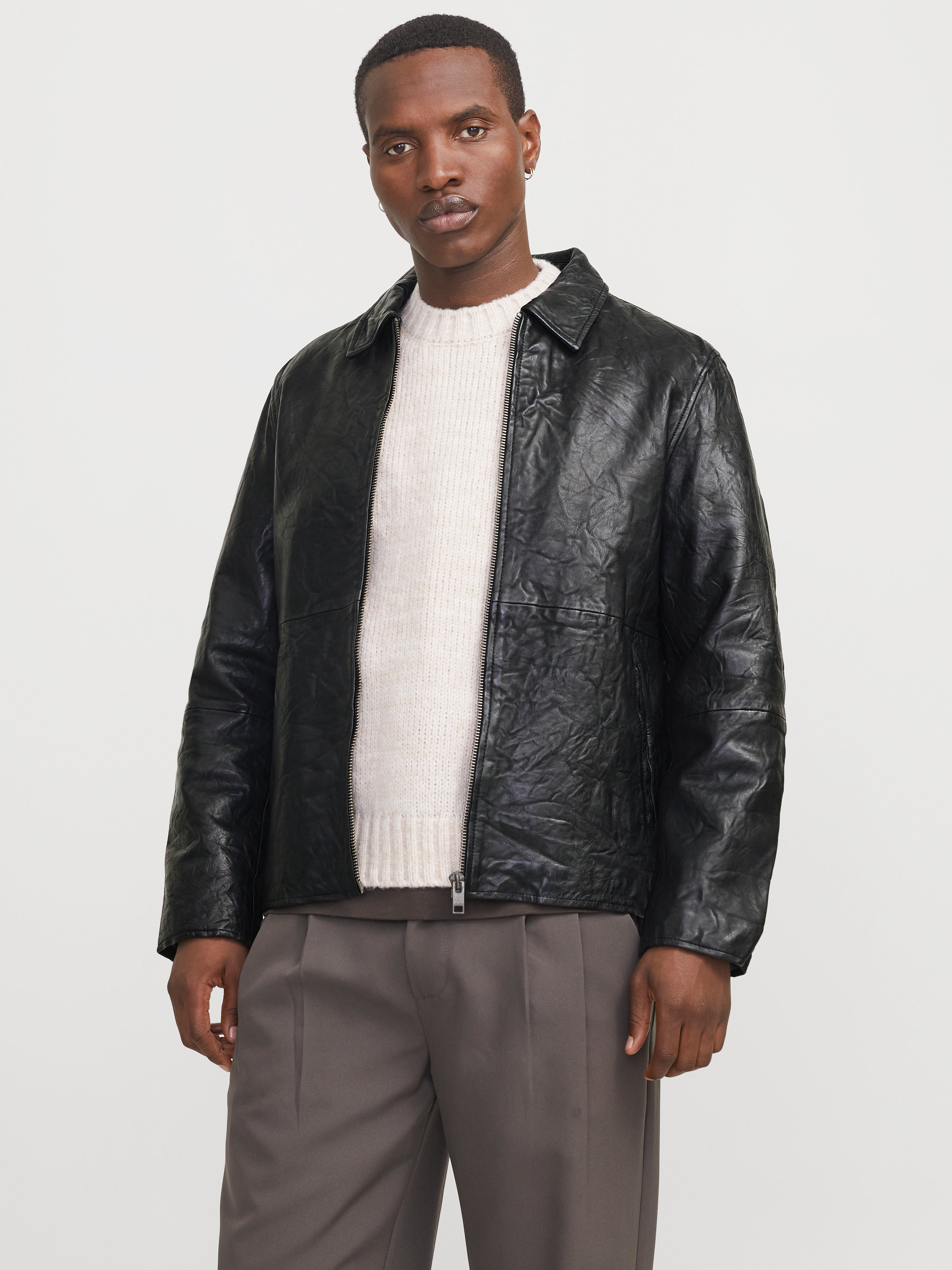 Jones Premium Winterjacke Jack And Jones Leder Jacke Jack And