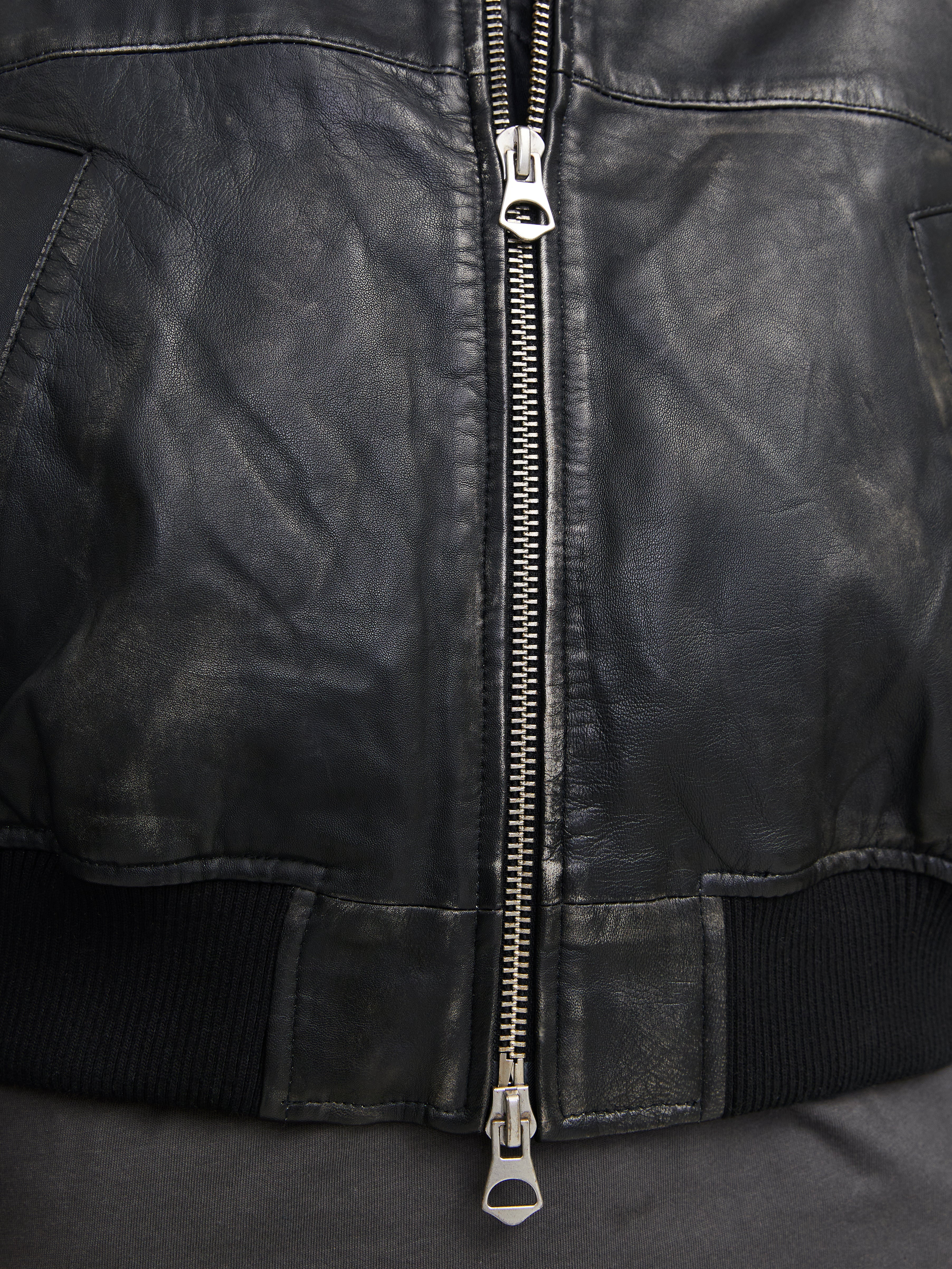 Leather jacket | Black | Jack & Jones®