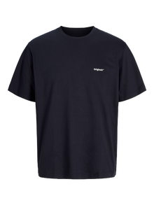 Jack & Jones Plus Size Baktryck T-shirt -Black - 12278570