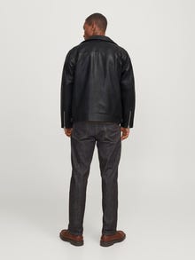 Jack & Jones Chaqueta de cuero -Black - 12278574