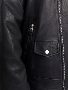 Jack & Jones Chaqueta de cuero -Black - 12278574