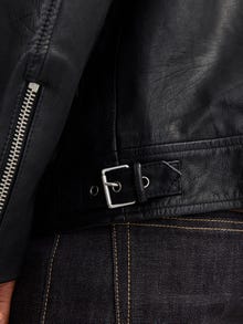 Jack & Jones Chaqueta de cuero -Black - 12278574