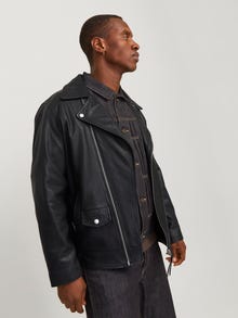 Jack & Jones Chaqueta de cuero -Black - 12278574