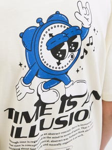 Jack & Jones Tryck T-shirt Mini -Antique White - 12278581