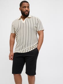 Jack & Jones Plus Size Shorts Corte loose -Black - 12278602